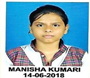 01. Manisha Kumari, JAC Roll # 30154, 83%, College Rank - 1st & State Rank - 4th